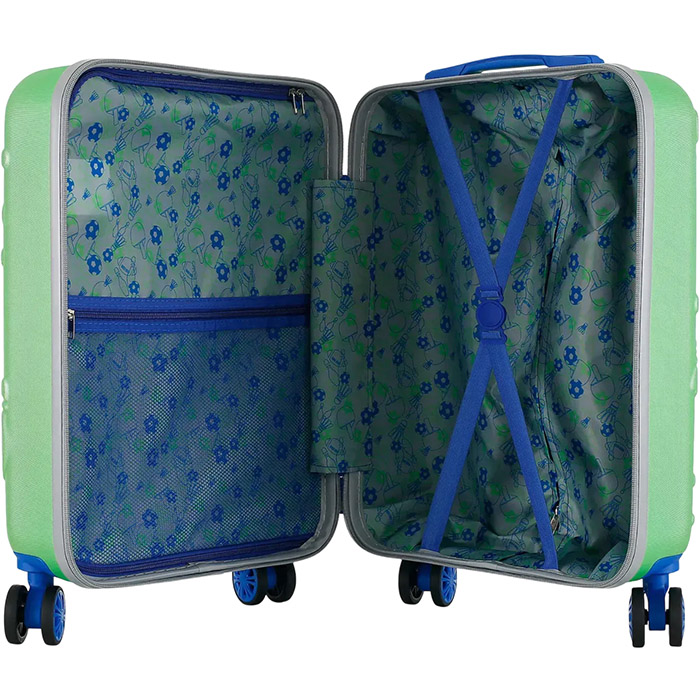 Чемодан детский SEMI LINE 20" (S) Green/Blue (T5890-2) Внешний вид Чемодан детский SEMI LINE 20" (S) Green/Blue (T5890-2)