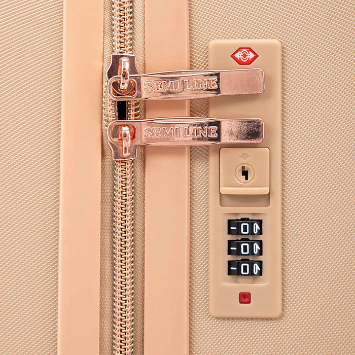 Заказать Чемодан SEMI LINE 20" (S) Golden (T5912-1)