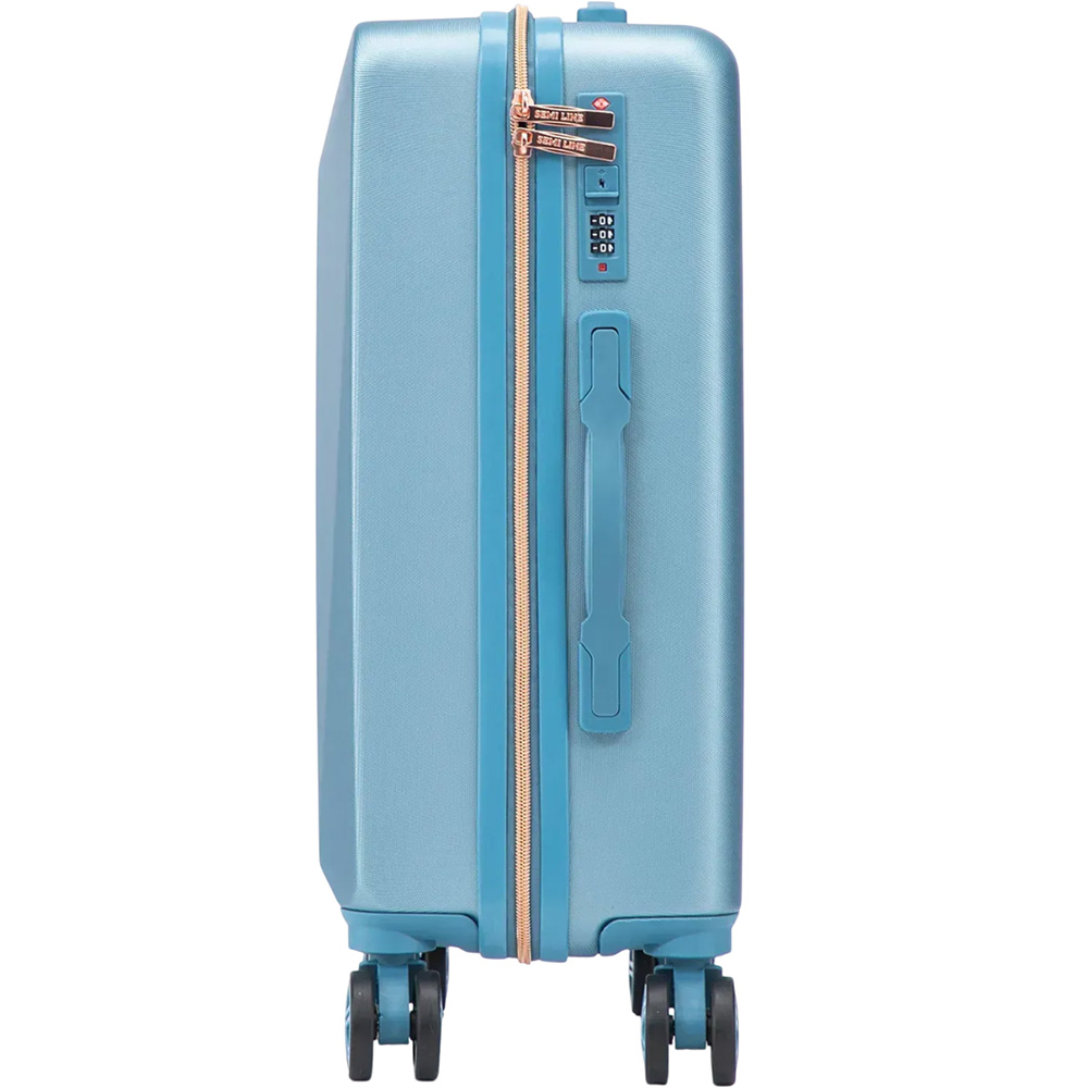 Валіза SEMI LINE 20" (S) Light Blue (T5913-1) Особливості телескопічна ручка
