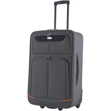 Чемодан SEMI LINE 24" (M) Grey/Orange Lines (T5754-2)