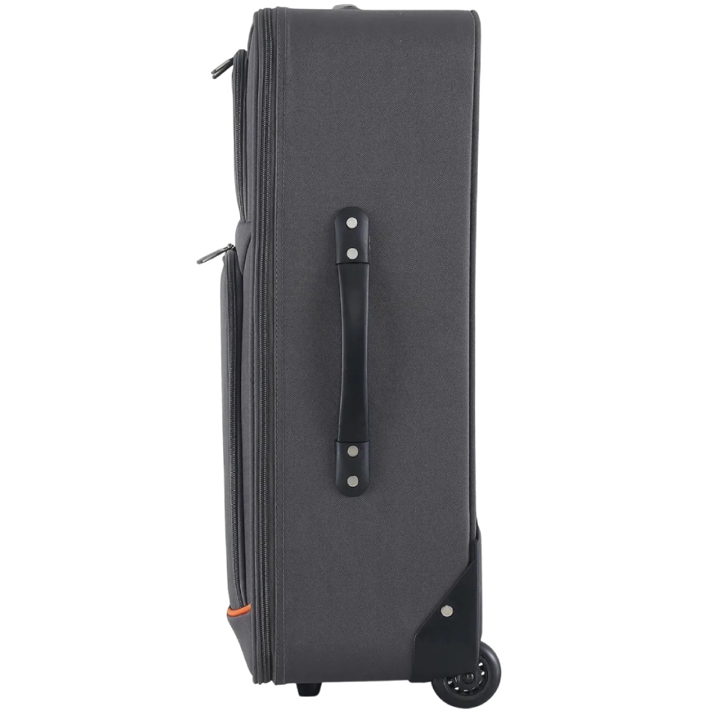 Чемодан SEMI LINE 24" (M) Grey/Orange Lines (T5754-2) Особенности телескопическая ручка