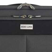 Чемодан SEMI LINE 24" (M) Grey/Orange Lines (T5754-2)