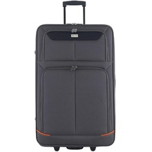 Чемодан SEMI LINE 28" (L) Grey/Orange Lines (T5754-3)