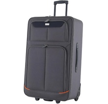 Чемодан SEMI LINE 28" (L) Grey/Orange Lines (T5754-3)