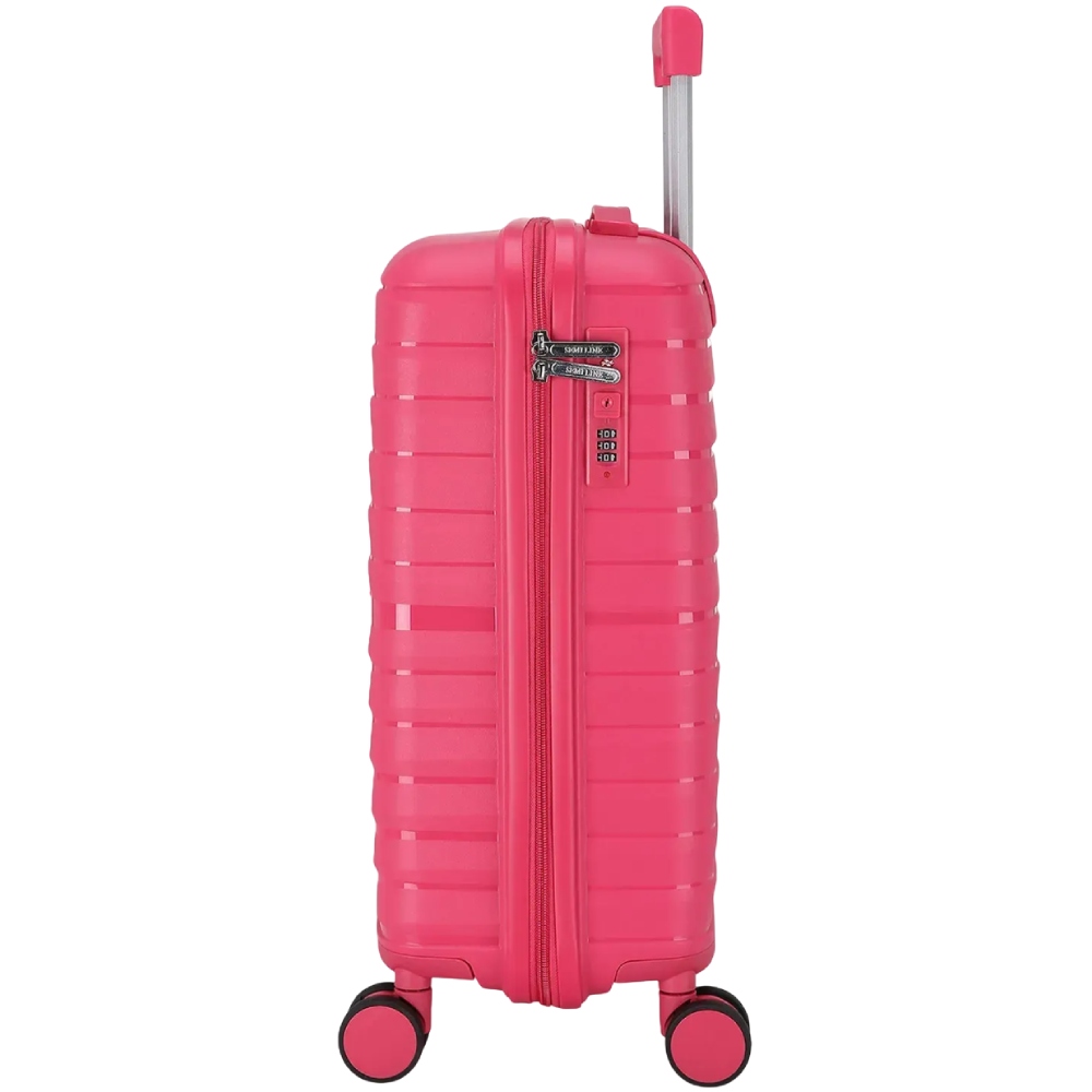 Чемодан SEMI LINE 20" (S) Magenta (T5796-1) Особенности ремни для фиксации