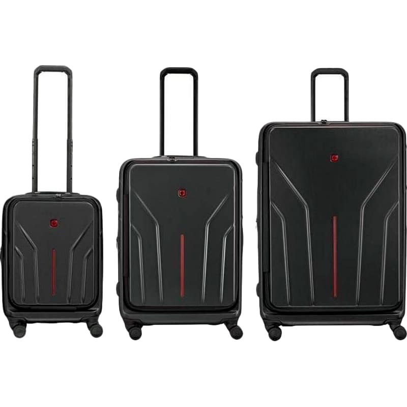 Набір валіз WENGER Amplix Hardside S+M+L Black (653335)