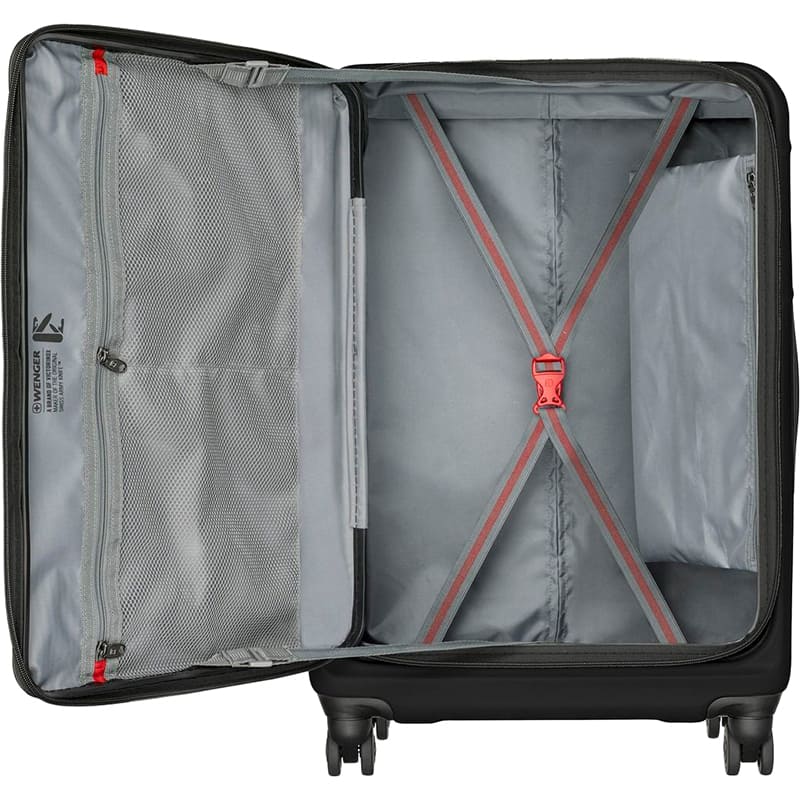 Фото 19 Набір валіз WENGER Amplix Hardside S+M+L Black (653335)