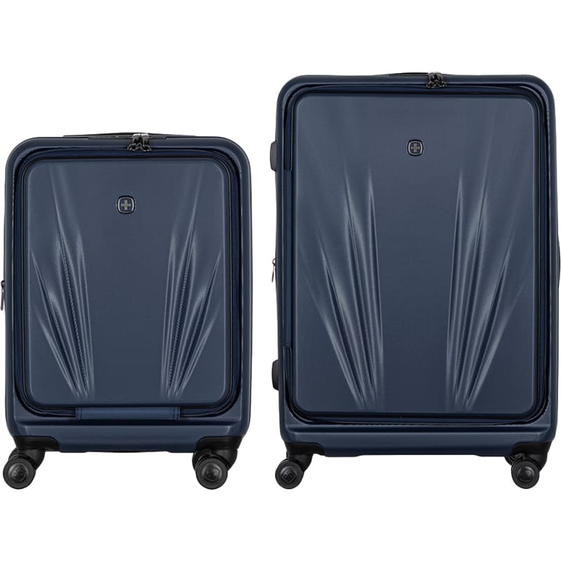 Набір валіз WENGER Skyon Hardside S+L Dark Blue (653571) Замок вбудований TSA