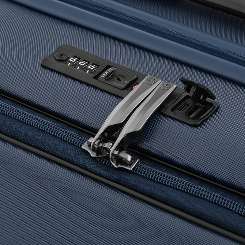 Фото 27 Набір валіз WENGER Skyon Hardside S+L Dark Blue (653571)