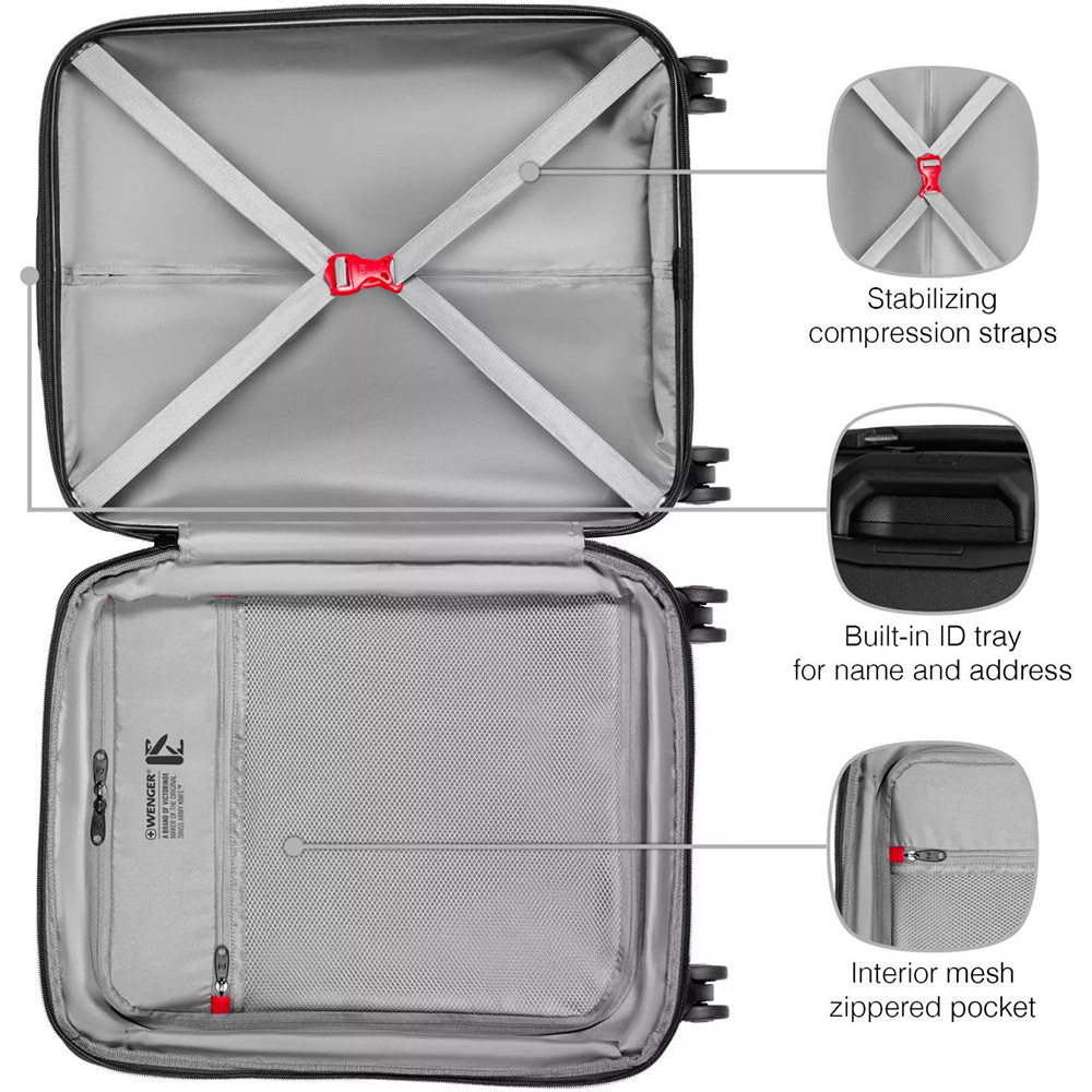 Изображение Чемодан WENGER Prymo Black (612536)