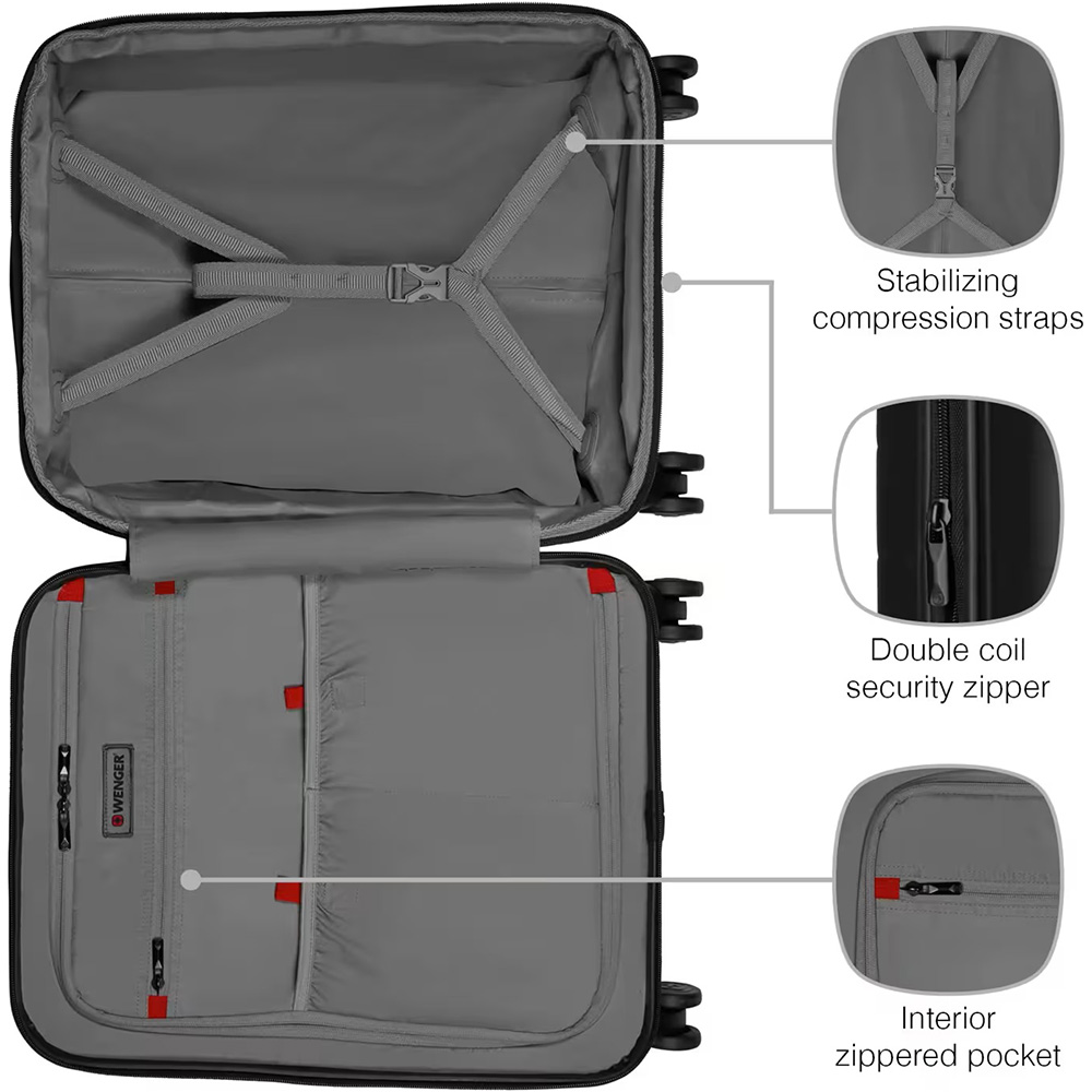 Фото Чемодан WENGER Syntry Black (610163)