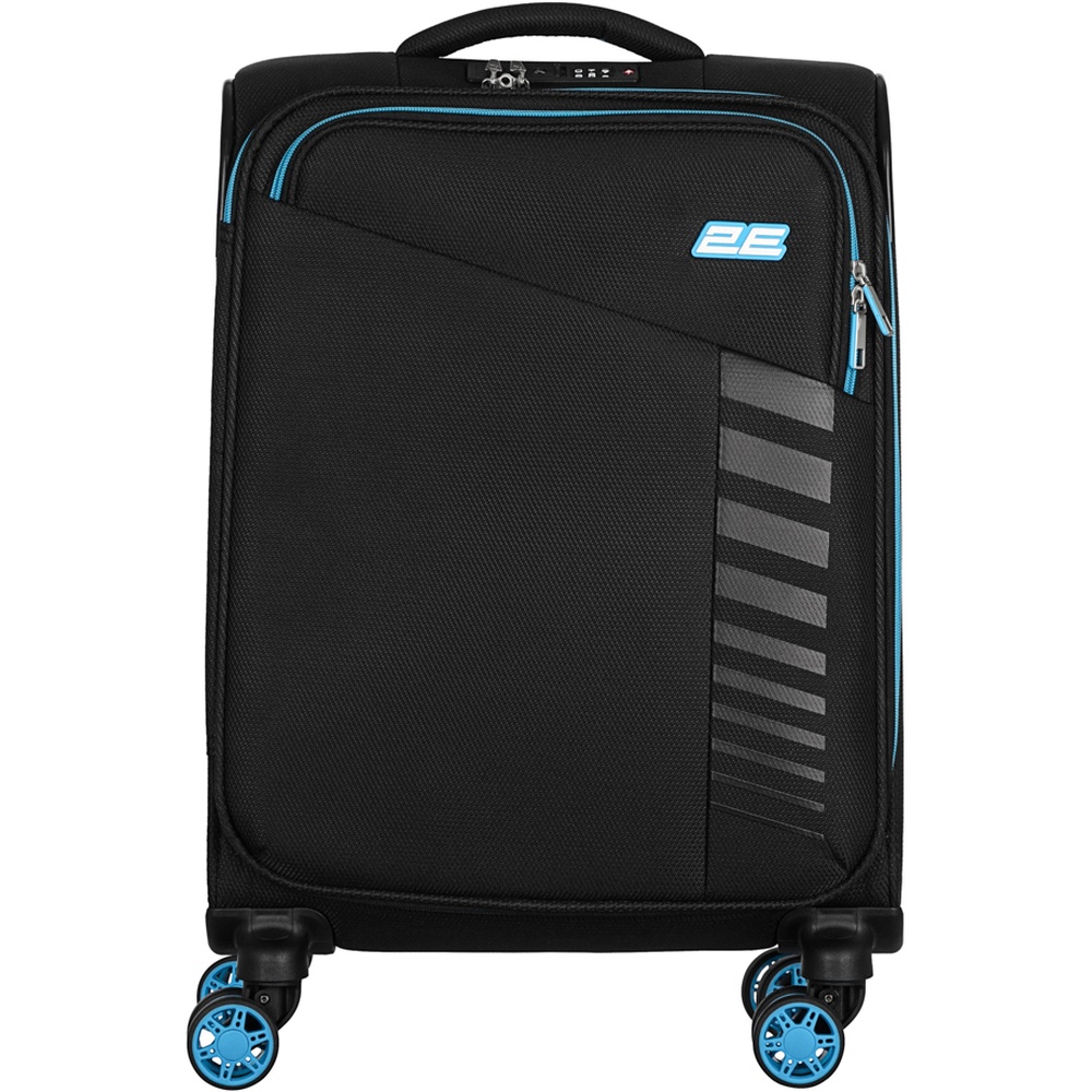 Валіза 2E Trek 35 л Black (2E-SPE-TREK-S-BK) Замок вбудований TSA