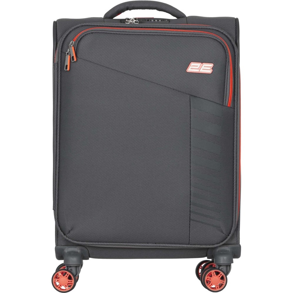 Чемодан 2E Trek 35 л Grey (2E-SPE-TREK-S-GR) Замок встроенный TSA