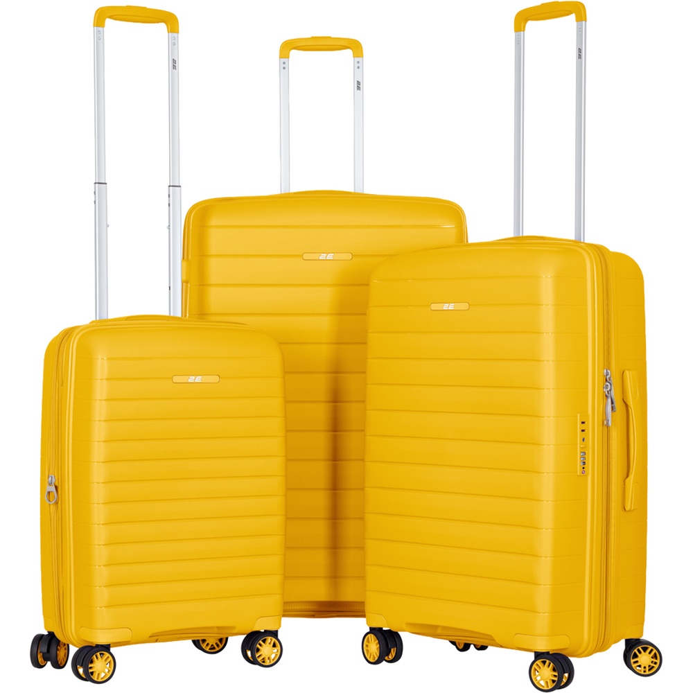 Обзор Чемодан 2E Aero 35/44 л Amber Yellow (2E-SPP-AERO-S-AY)