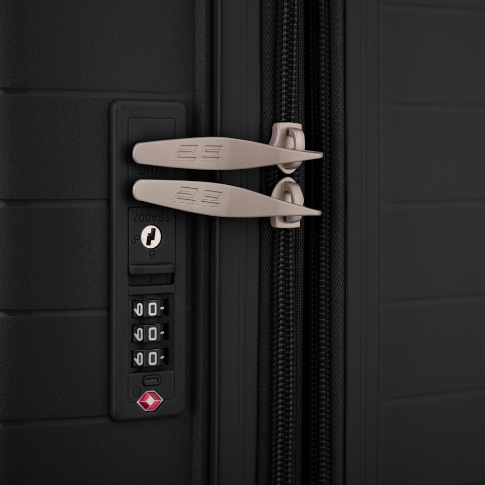 Покупка Валіза 2E Aero 35/44 л Black (2E-SPP-AERO-S-BK)