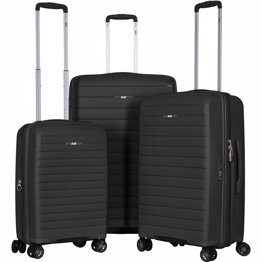 Огляд Валіза 2E Aero 35/44 л Black (2E-SPP-AERO-S-BK)
