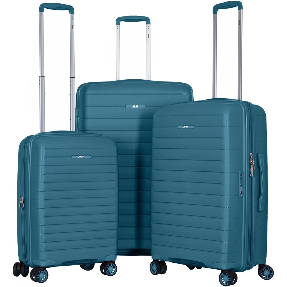 Обзор Чемодан 2E Aero 35/44 л Blue (2E-SPP-AERO-S-TB)