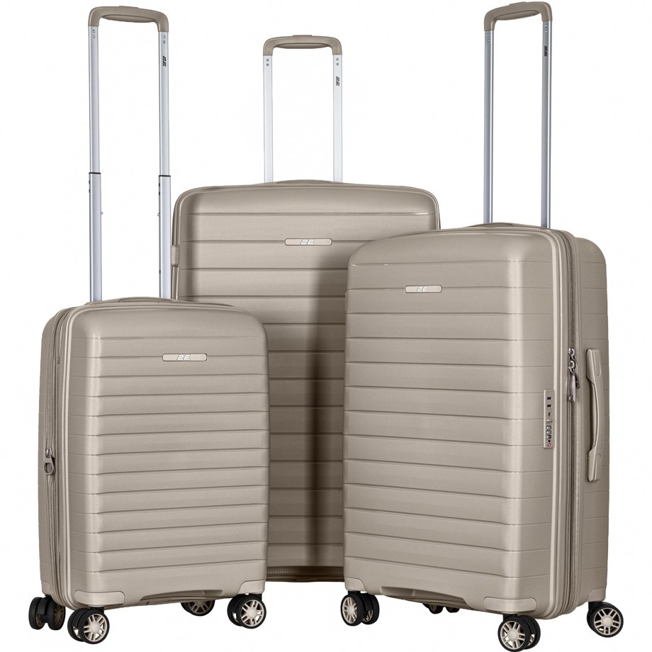 Огляд Валіза 2E Aero 35/44 л Gray-Brown (2E-SPP-AERO-S-TP)