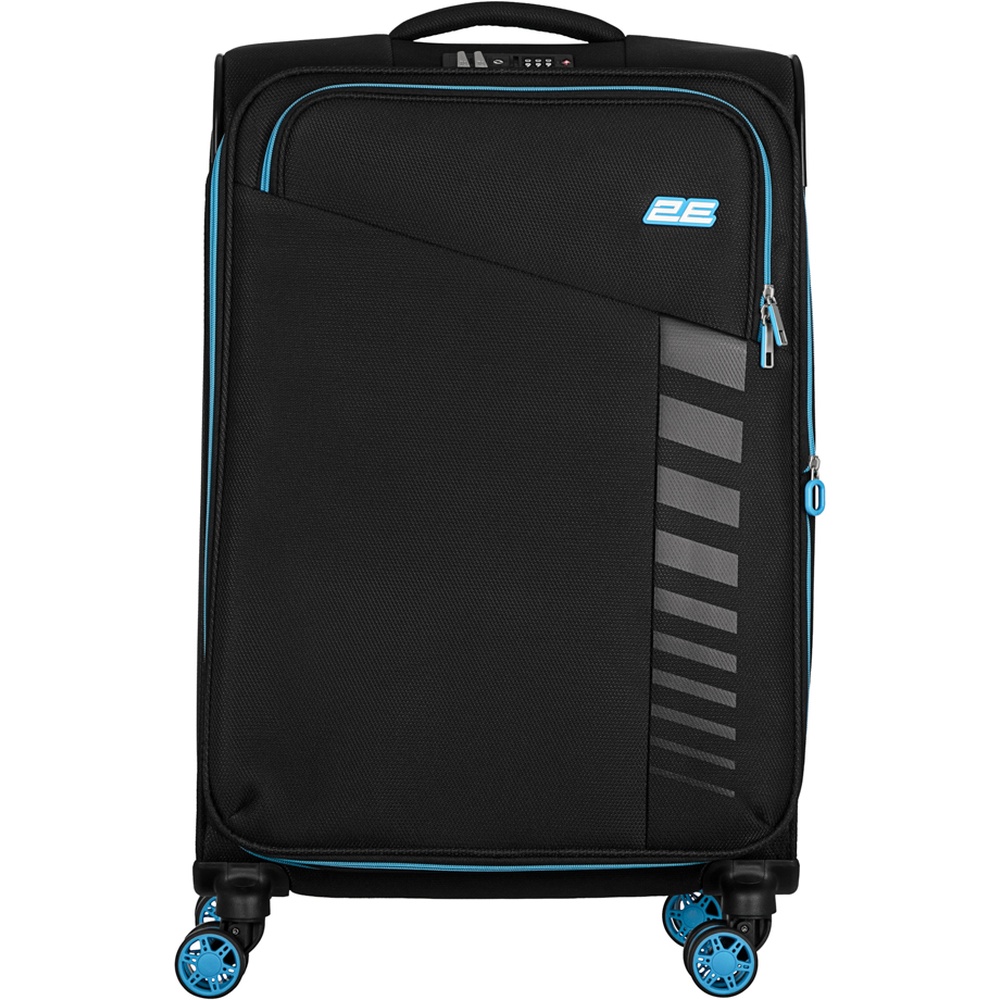 Валіза 2E Trek 64/78 л Black (2E-SPE-TREK-M-BK) Замок вбудований TSA