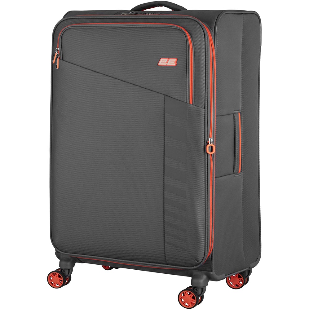 Валіза 2E Trek 64/78 л Grey (2E-SPE-TREK-M-GR) Додатково система розширення дозволяє збільшити обсяг валізи з 64 до 78 л; габарити при розширенні: 67 x 43 x 32 см