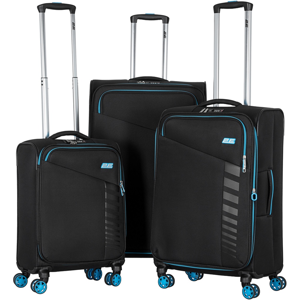 В Фокстрот Чемодан 2E Trek 97/117 л Black (2E-SPE-TREK-L-BK)