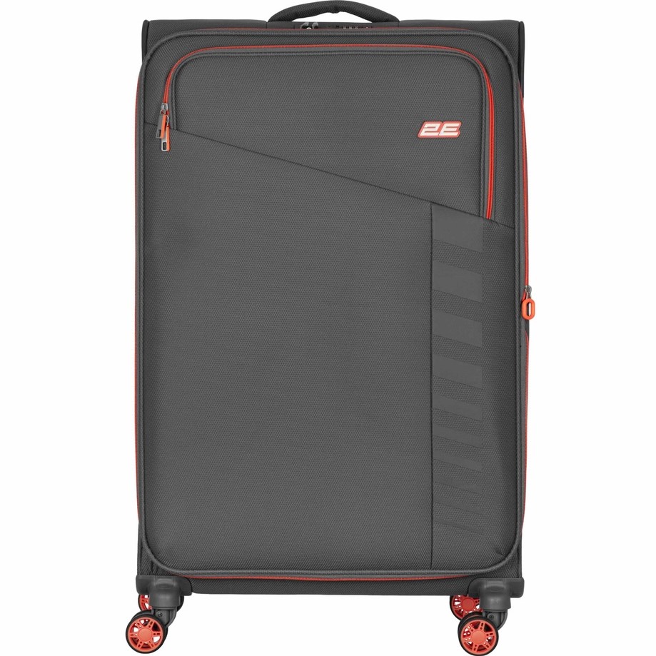 Чемодан 2E Trek 97/117 л Grey (2E-SPE-TREK-L-GR) Замок встроенный TSA