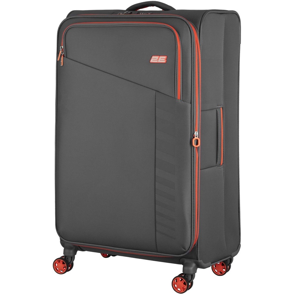Чемодан 2E Trek 97/117 л Grey (2E-SPE-TREK-L-GR) Дополнительно система расширения позволяет увеличить объём чемодана с 97 до 117 л; габариты при расширении: 79 x 48 x 36 см