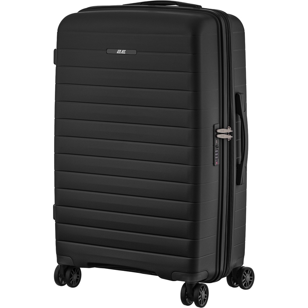 Валіза 2E Aero 63/78 л Black (2E-SPP-AERO-M-BK) Додатково система розширення дозволяє збільшити обсяг валізи з 63 до 78 л; габарити при розширенні: 68 x 42,5 x 31,5 см