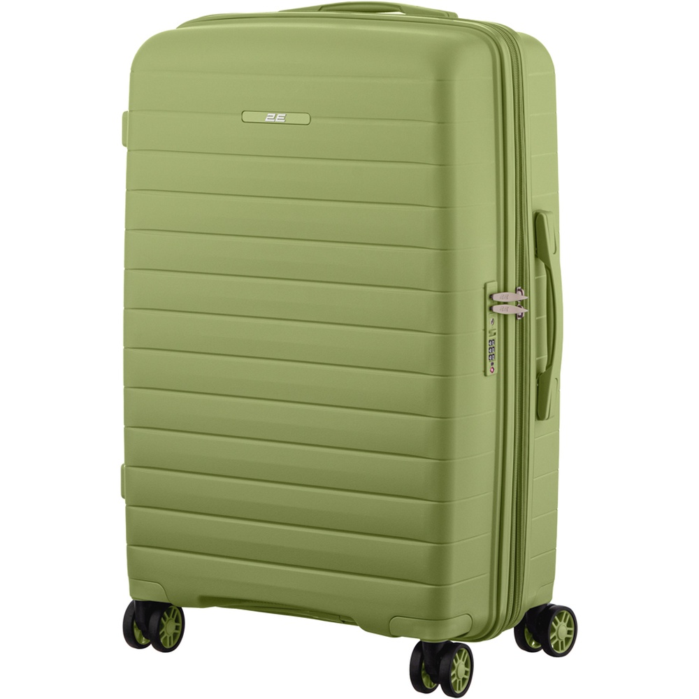 Валіза 2E Aero 63/78 л Olive Green (2E-SPP-AERO-M-MG) Додатково система розширення дозволяє збільшити обсяг валізи з 63 до 78 л; габарити при розширенні: 68 x 42,5 x 31,5 см