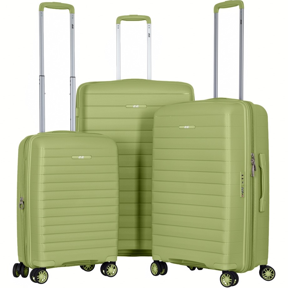 Фото 14 Валіза 2E Aero 63/78 л Olive Green (2E-SPP-AERO-M-MG)