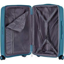 Чемодан 2E Aero 63/78 л Blue (2E-SPP-AERO-M-TB)