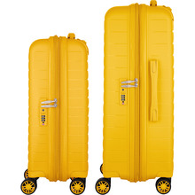 Набір валіз 2E Aero M+S Amber Yellow (2E-SPP-AERO-SET2-AY)