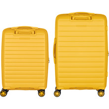 Набір валіз 2E Aero M+S Amber Yellow (2E-SPP-AERO-SET2-AY)