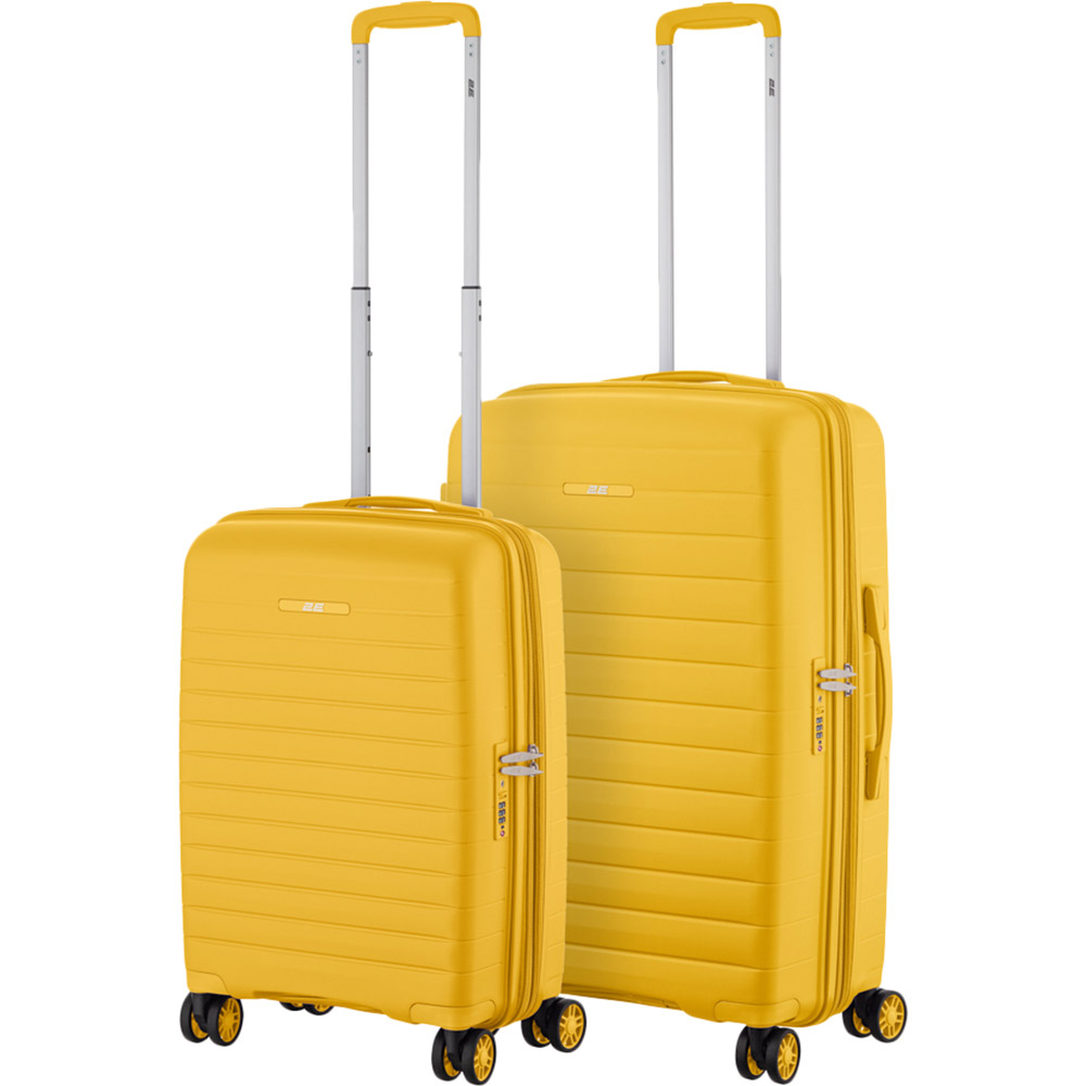Замовити Набір валіз 2E Aero M+S Amber Yellow (2E-SPP-AERO-SET2-AY)