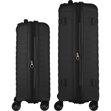 Набор чемоданов 2E Aero M+S Black (2E-SPP-AERO-SET2-BK)