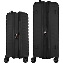 Набор чемоданов 2E Aero M+S Black (2E-SPP-AERO-SET2-BK)