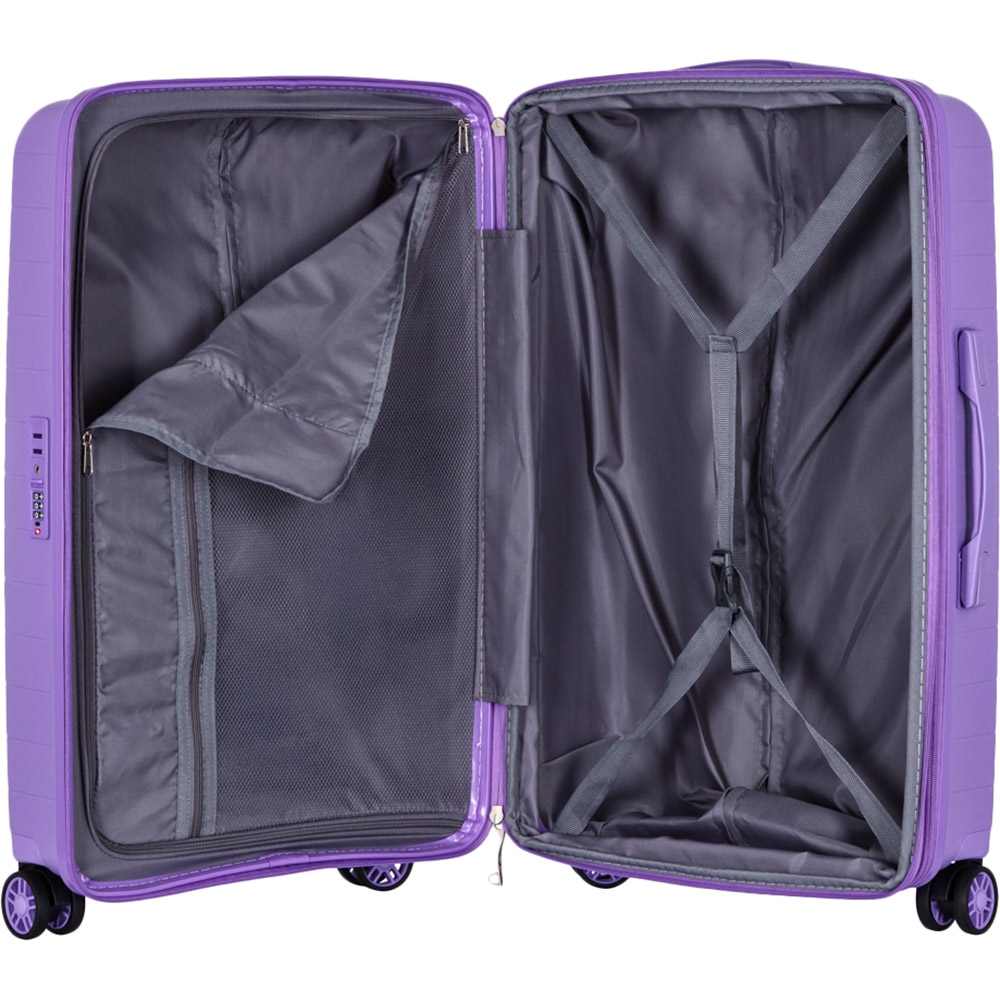 Фото 18 Набор чемоданов 2E Aero M+S Lavander (2E-SPP-AERO-SET2-LV)