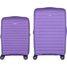 Набор чемоданов 2E Aero M+S Lavander (2E-SPP-AERO-SET2-LV)