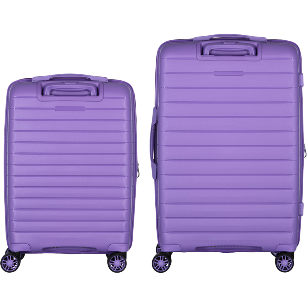 Набор чемоданов 2E Aero M+S Lavander (2E-SPP-AERO-SET2-LV) Размер малый