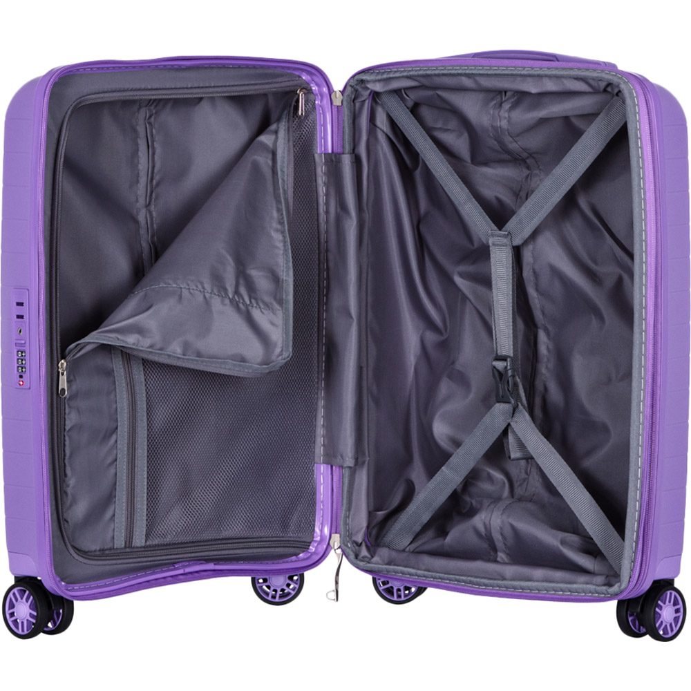Фото 17 Набор чемоданов 2E Aero M+S Lavander (2E-SPP-AERO-SET2-LV)