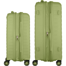 Набір валіз 2E Aero M+S Olive Green (2E-SPP-AERO-SET2-MG)