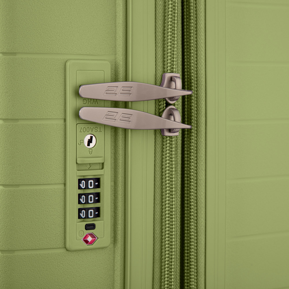 Огляд Набір валіз 2E Aero M+S Olive Green (2E-SPP-AERO-SET2-MG)