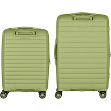 Набір валіз 2E Aero M+S Olive Green (2E-SPP-AERO-SET2-MG)