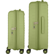 Набір валіз 2E Aero M+S Olive Green (2E-SPP-AERO-SET2-MG)