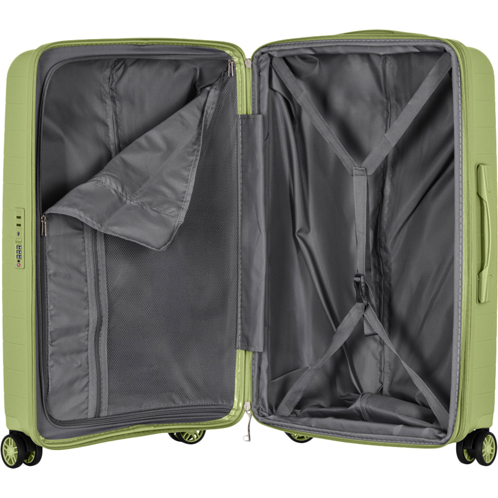 Фото 18 Набір валіз 2E Aero M+S Olive Green (2E-SPP-AERO-SET2-MG)