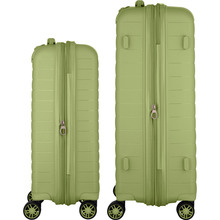 Набір валіз 2E Aero M+S Olive Green (2E-SPP-AERO-SET2-MG)