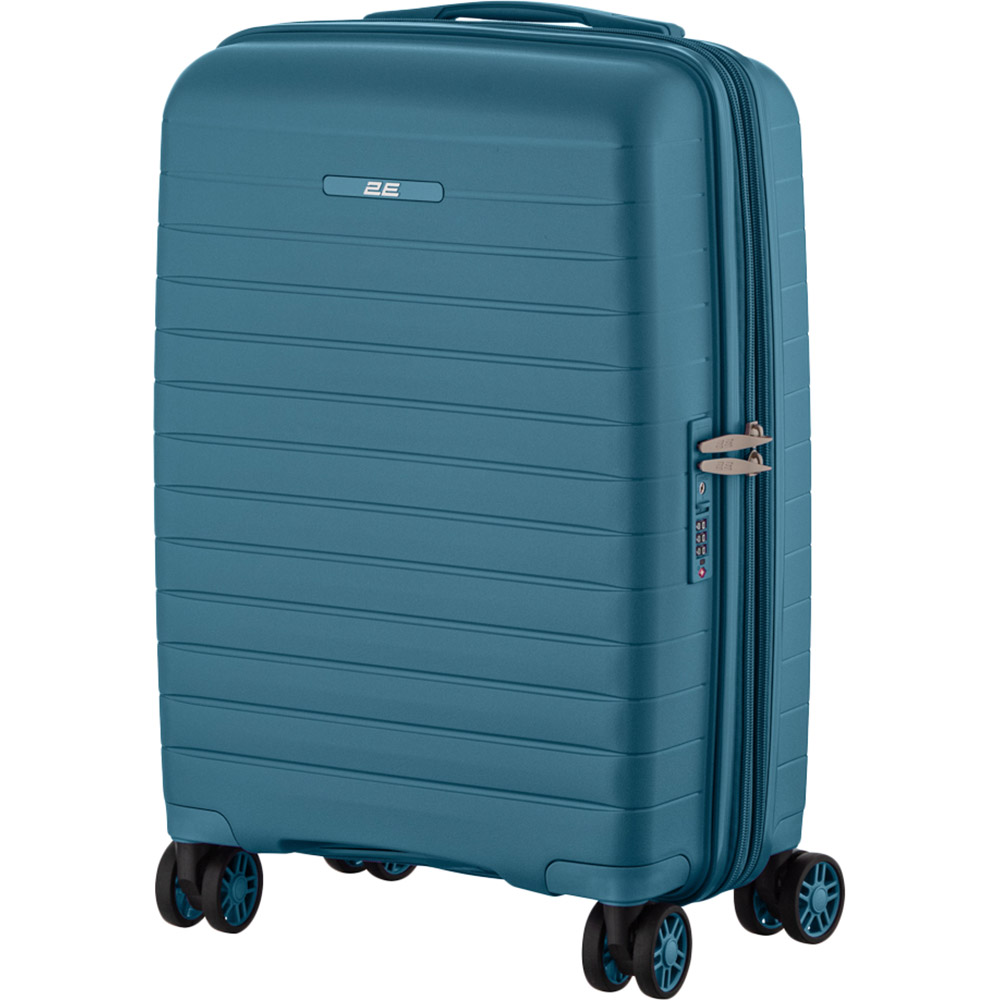 Фото Набор чемоданов 2E Aero M+S Blue (2E-SPP-AERO-SET2-TB)