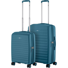 Набор чемоданов 2E Aero M+S Blue (2E-SPP-AERO-SET2-TB)