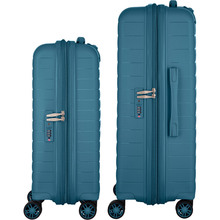 Набор чемоданов 2E Aero M+S Blue (2E-SPP-AERO-SET2-TB)