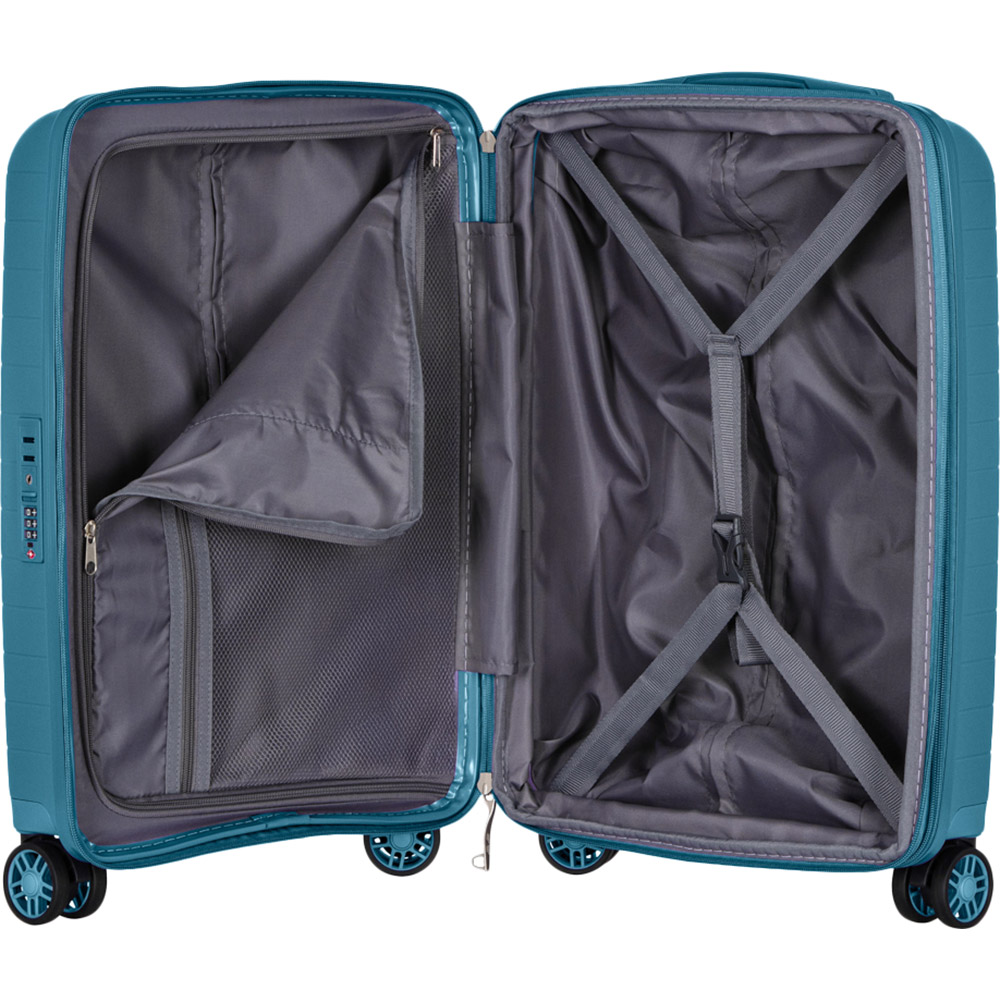Фото 17 Набор чемоданов 2E Aero M+S Blue (2E-SPP-AERO-SET2-TB)